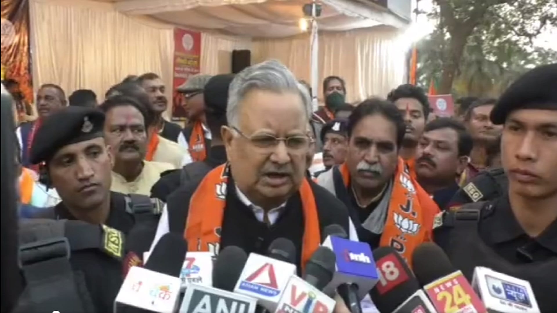 raman singh targets cm bhupesh on chhattisgarh narayanpur ruckus