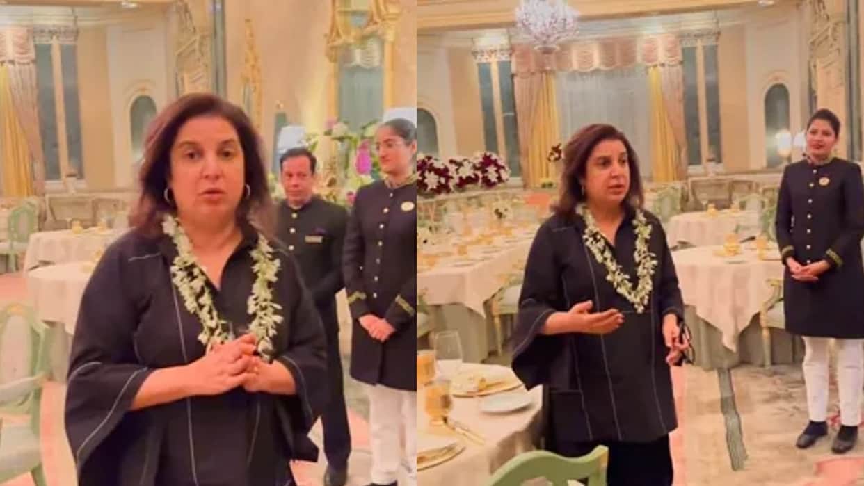 director farah khan reacts jaipur luxury restaurant opens just for her watch video