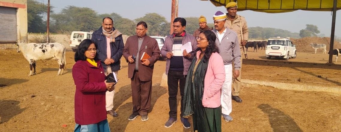 Hathras: Instructions for proper management for the protection of cattle in cold weather
