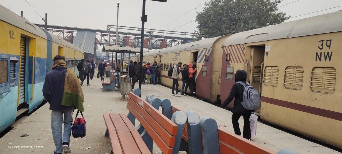 Seven trains cancelled, 20 running late, passengers chilling in wait