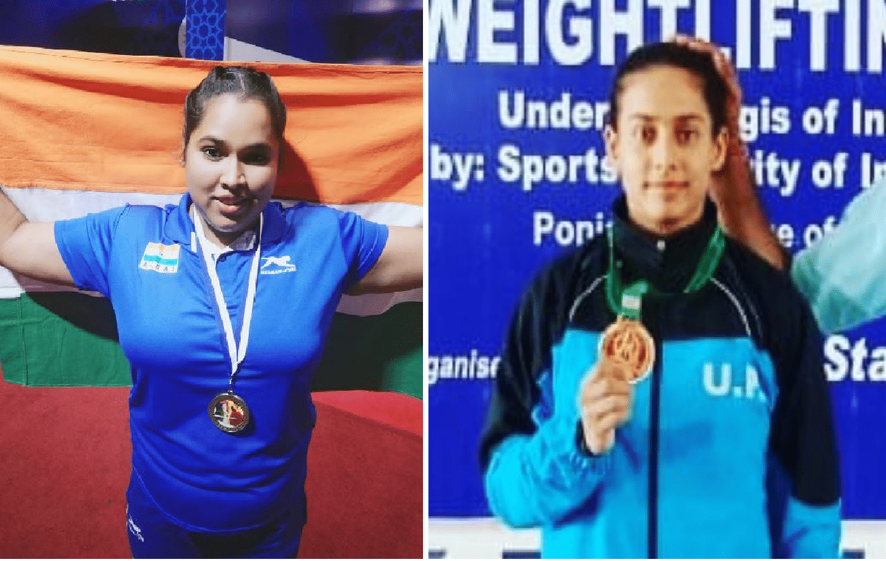 National weightlifting championship Kashi's daughters hoisted the flag, two won gold, three got bronze medals