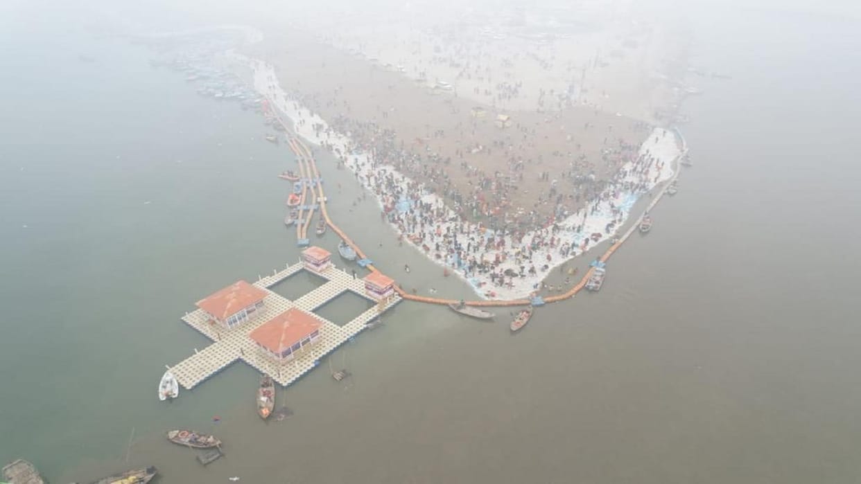 Magh Mela 2023: More than five lakh devotees took a dip in the Triveni of virtue on Maghi Purnima