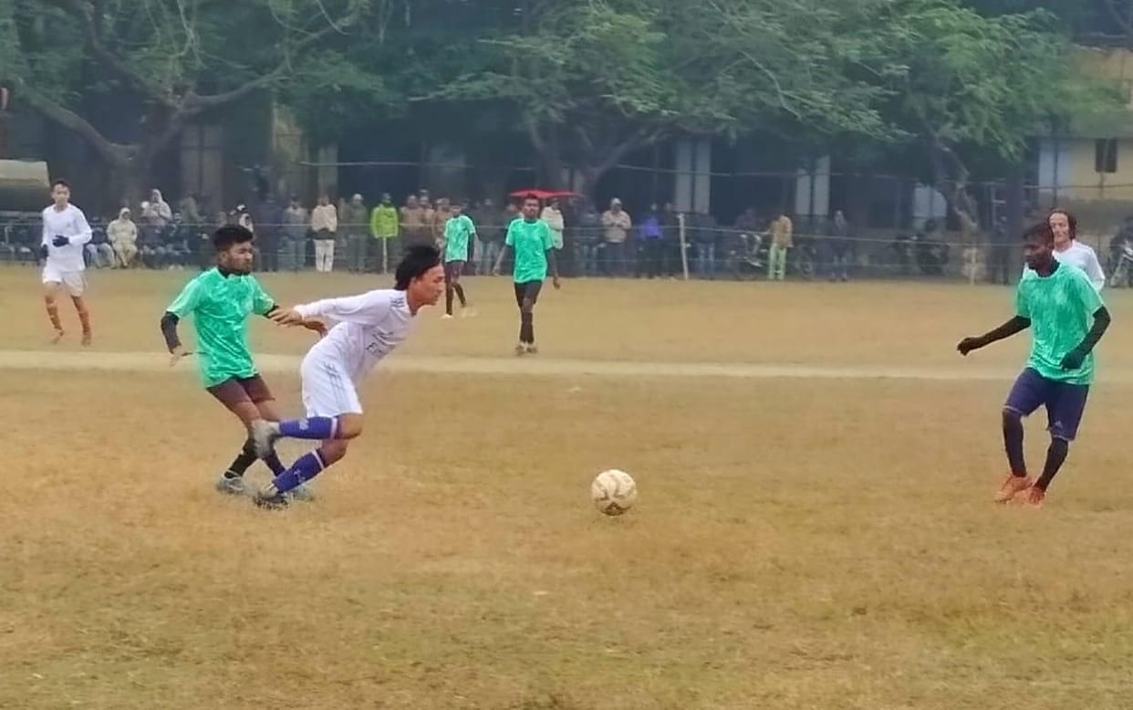 nepal won ovwer bagal in football
