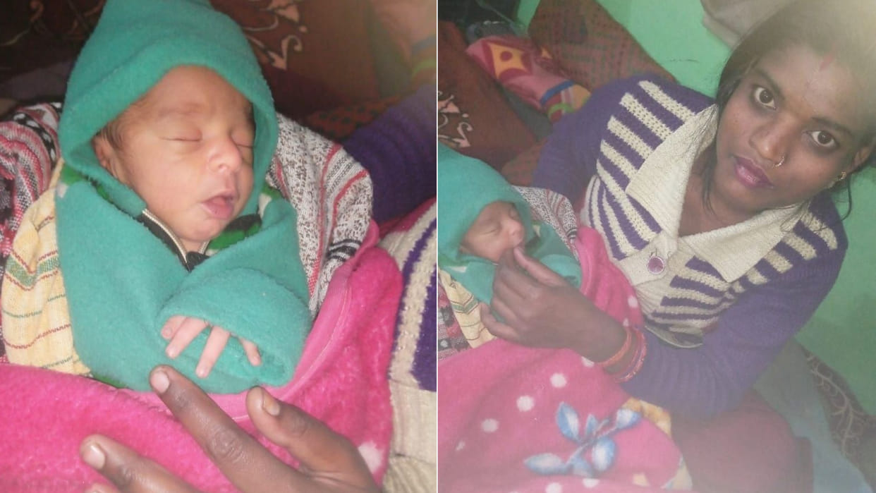 Three youths and a woman save the life of newborn in Sonipat