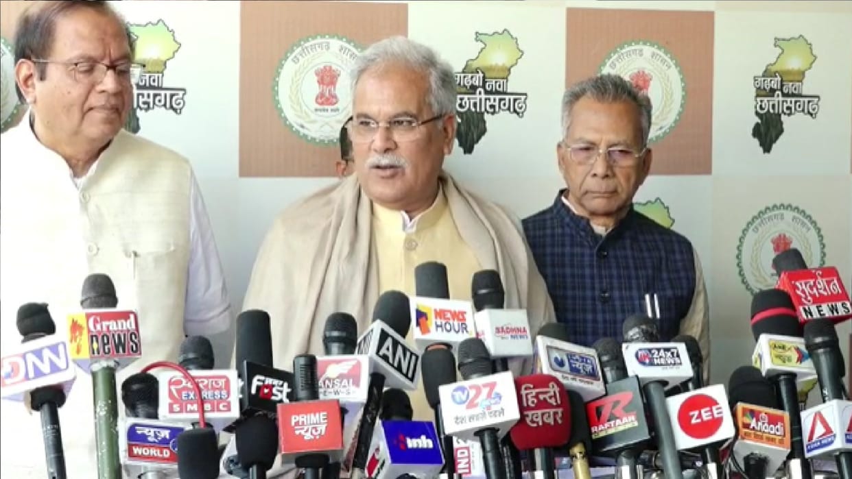 CM bhupesh baghel target on Amit Shah visit in Chhattisgarh