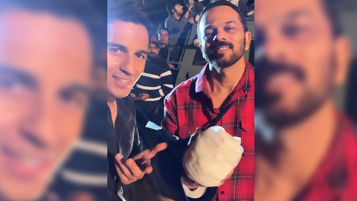 Rohit Shetty share video after getting injured on web series set Sidharth Malhotra says he is an inspiration
