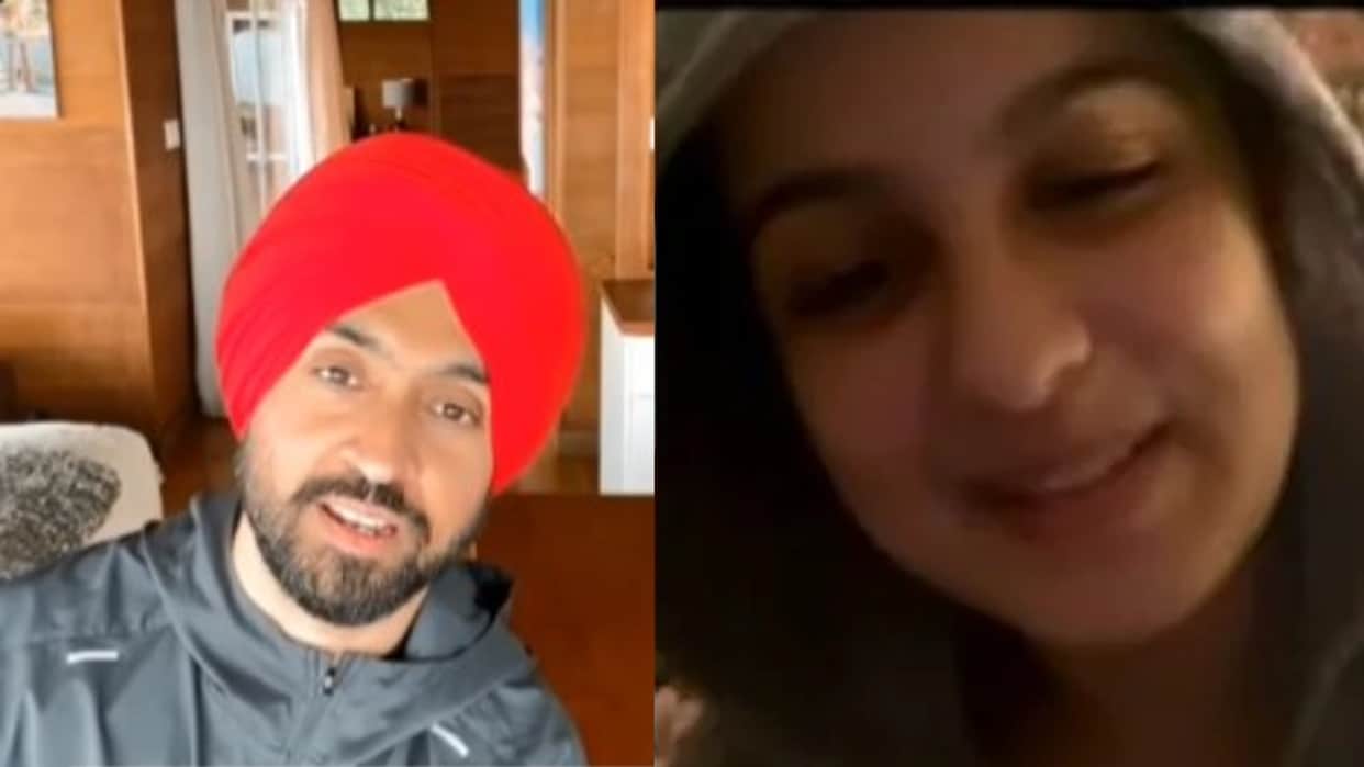 diljit dosanjh tunisha sharma old video viral on social media actor praised her for worked in fitoor