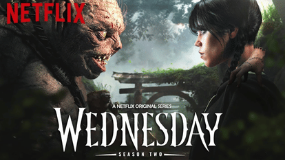 Wednesday most successful netflix jenna ortega series list of records second season of series is announced