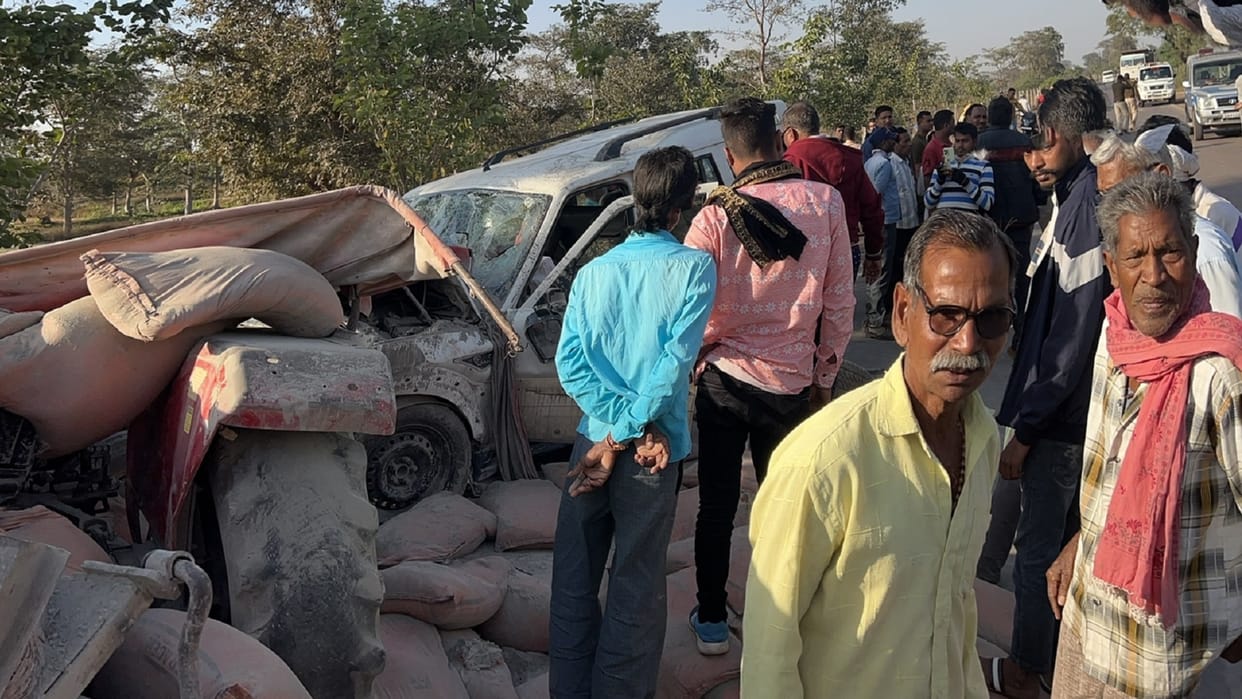 two killed, 13 injured in tractor-scorpio collision in chhattisgarh durg