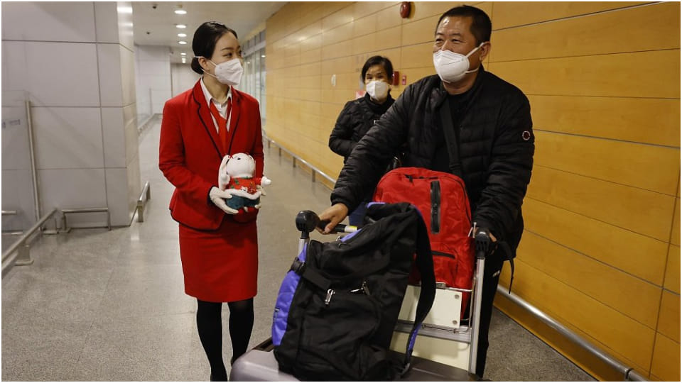 China welcomes first batch of international travelers without need to quarantine amid fear of Covid-19