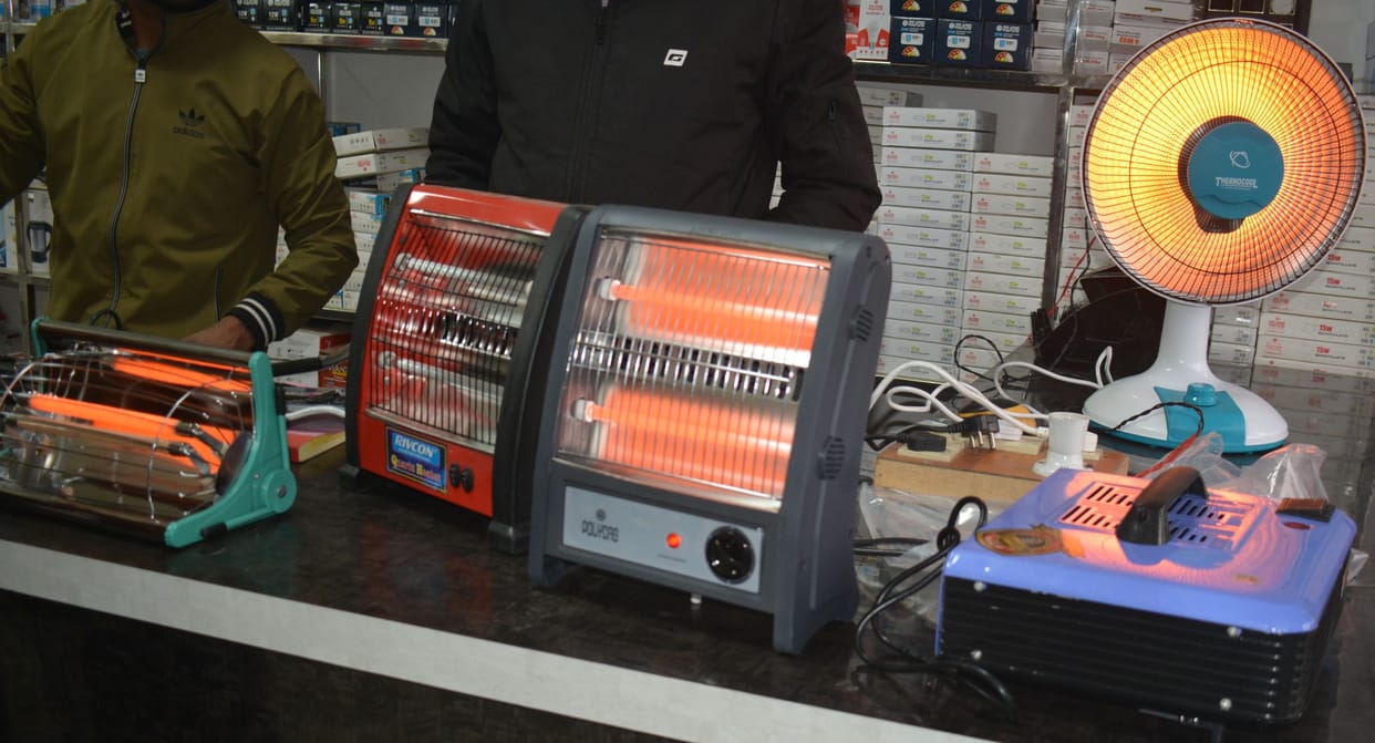 Decreasing temperature, increasing demand for electricity