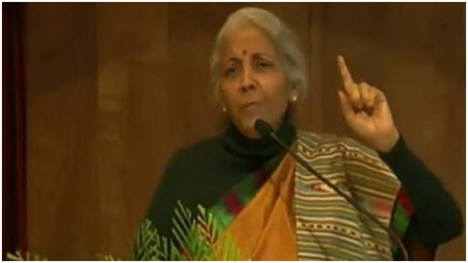 Finance Minister Nirmala Sitharaman in kota Credit Outreach Program