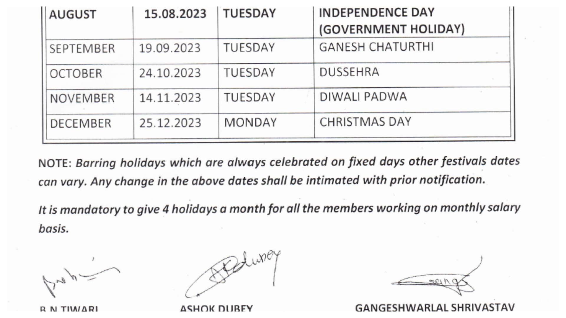 For The First Time Public Holidays Have Been Declared In Hindi Film Industry