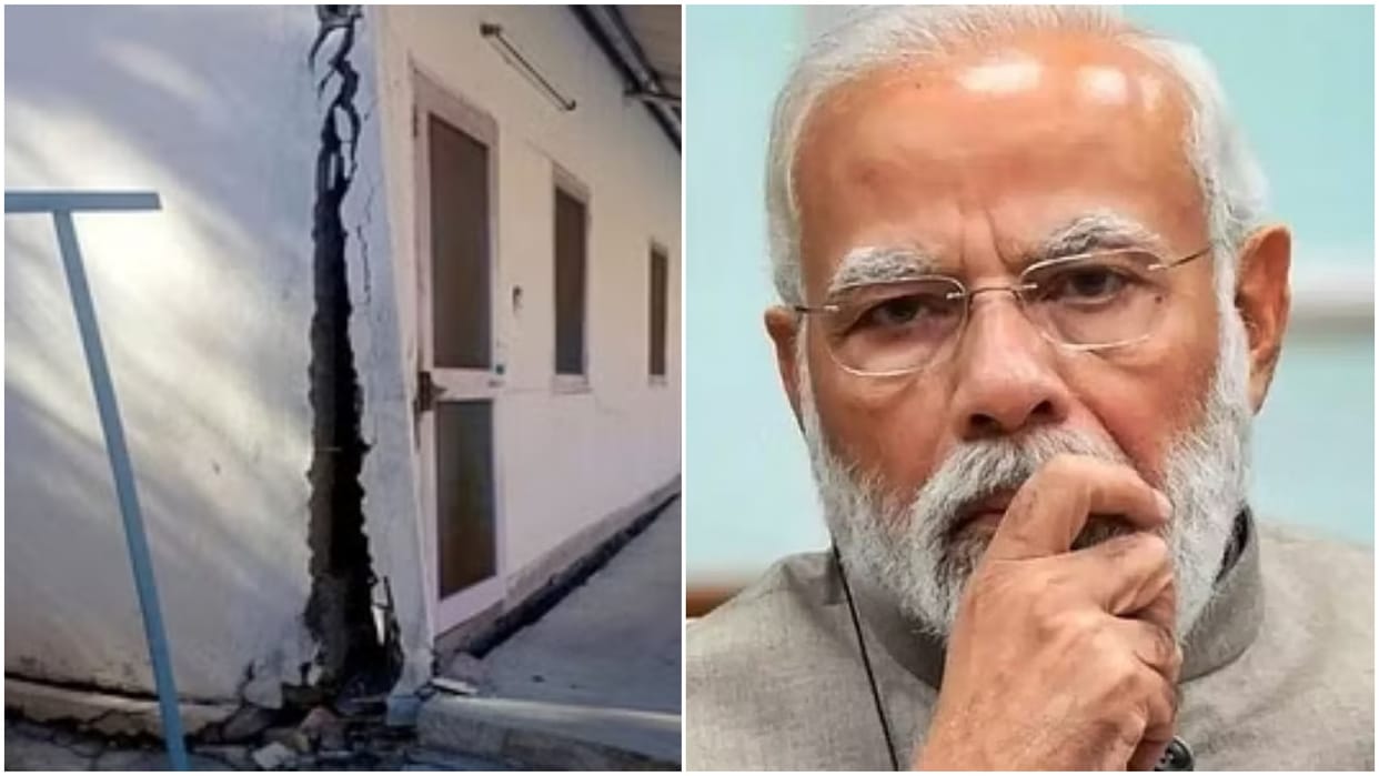 JOSHIMATH land subsidence pmo high level meeting with national disaster management authority pm modi