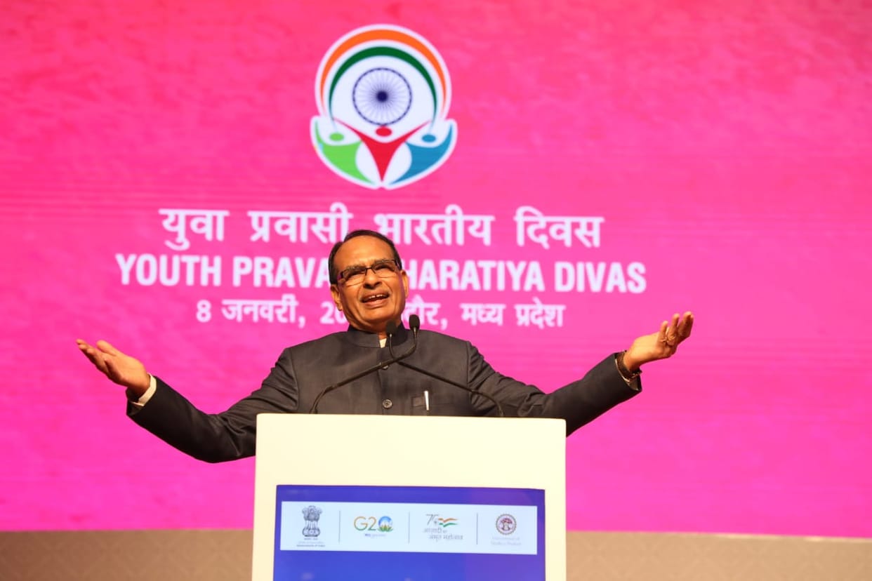 Pravashi Sammelan: Shivraj said – India is becoming self-reliant under the leadership of PM with Men in India,
