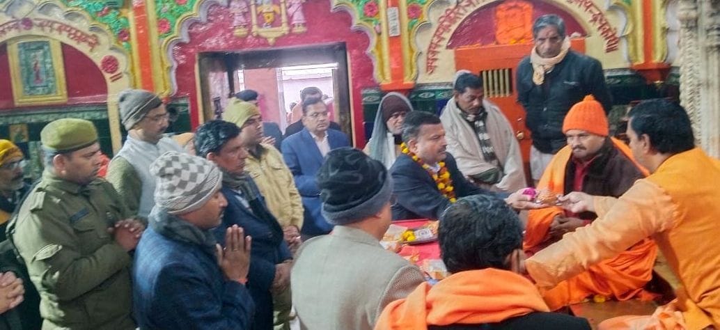 District Judge bowed his head in Maa Lalita Devi temple