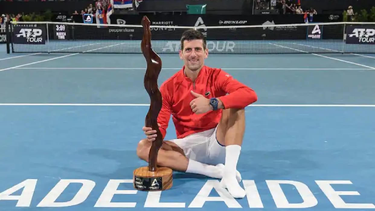 Novak Djokovic wins 92nd tour-level title, ousts Sebastian Korda in Adelaide final