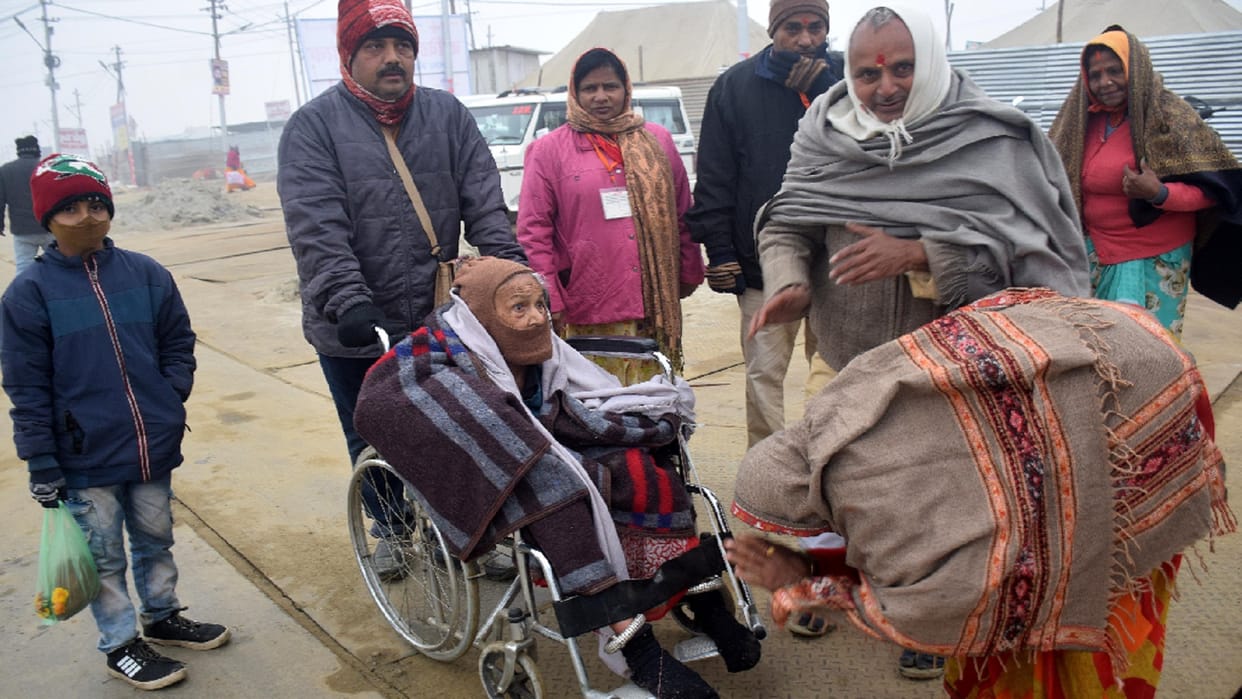 Magh Mela 2023: Unique Kalpavas of four generations under a tent on the sand