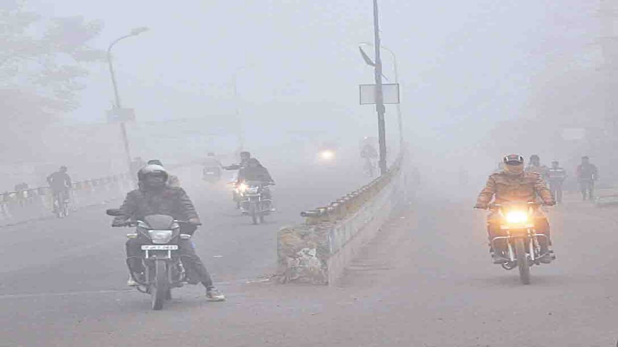 Cold wave warning in 10 districts at chhattisgarh