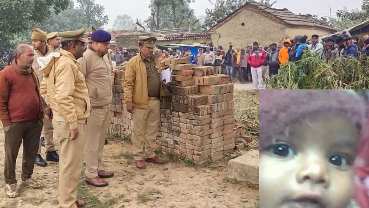 A woman killed her child because of superstition in Sultanpur.