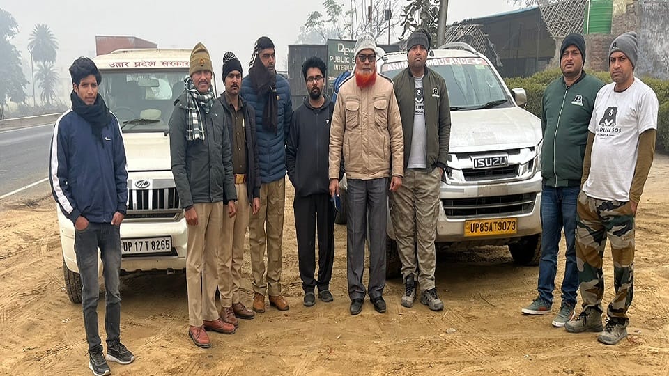 Leopard caught by jawan released in Shivalik area of Saharanpur