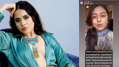 Tunisha Sharma Death Case Urfi Javed supported Sheezan Khan family shared a post on Instagram