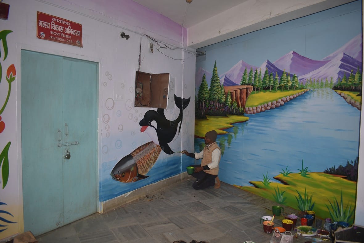 Now the walls of the office will tell where you will get whose benefit