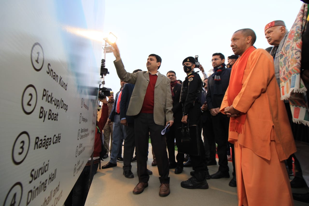 CM Yogi inspected tent city in varanasi facilities not less than 5 star hotel like these arrangements