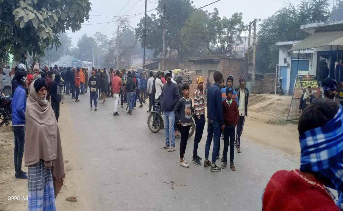 Rajgir rushed to death by tractor in varanasi during morning walk angry villagers blocked  road