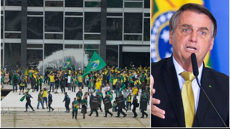 Former President Bolsonaro's statement came amidst the uproar in Brazil.