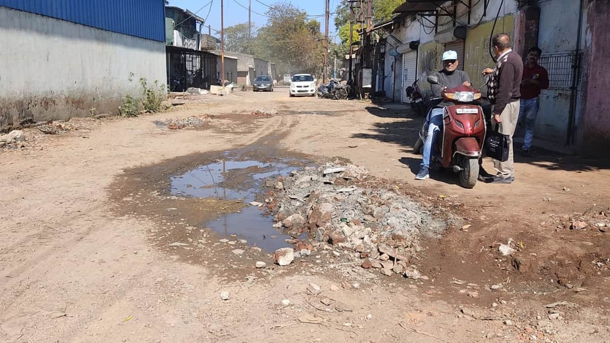 Grand preparations for the Global Investors Summit in the state neither cleanliness nor street lights in agar