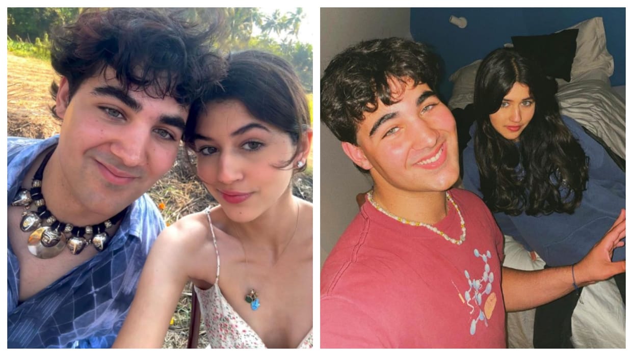 Akshay Kumar Son Aarav Bhatia Unseen Photo with Rinke Khanna Daughter Naomika Saran Goes Viral