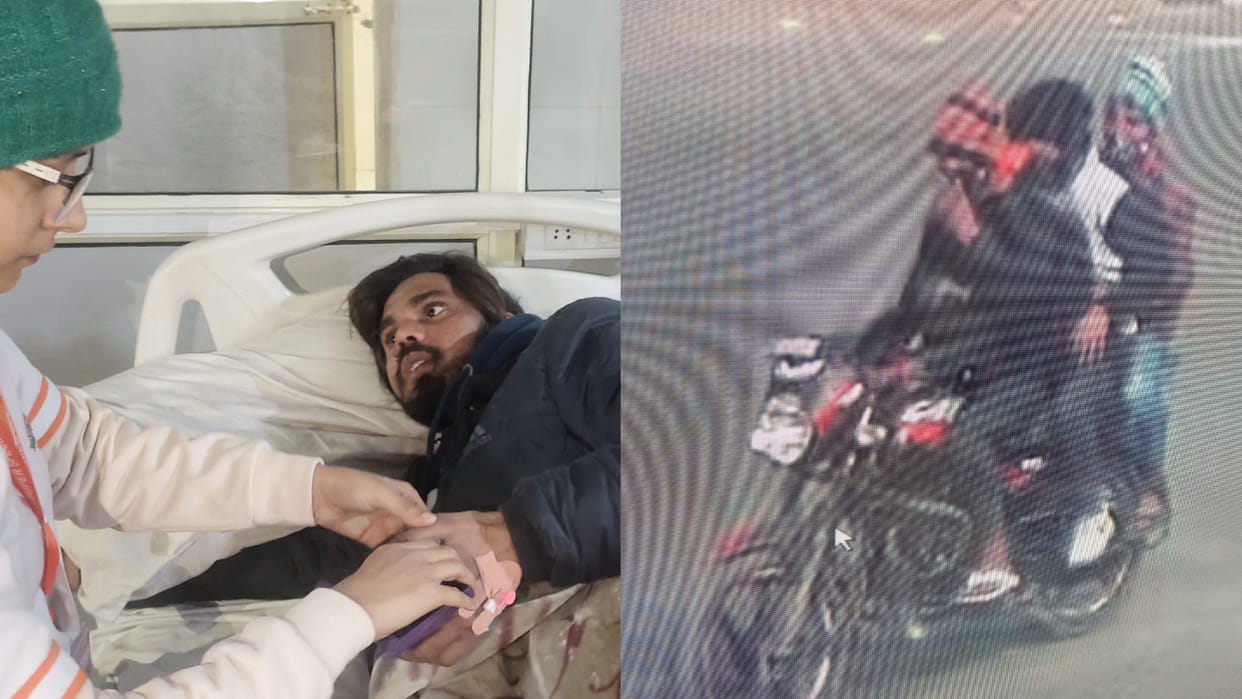 Miscreants looted cash by stabbing in Bahadurgarh of Haryana