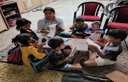 Ummid ki mashal Flame of education burning in illiteracy closet, initiative for economically weak children