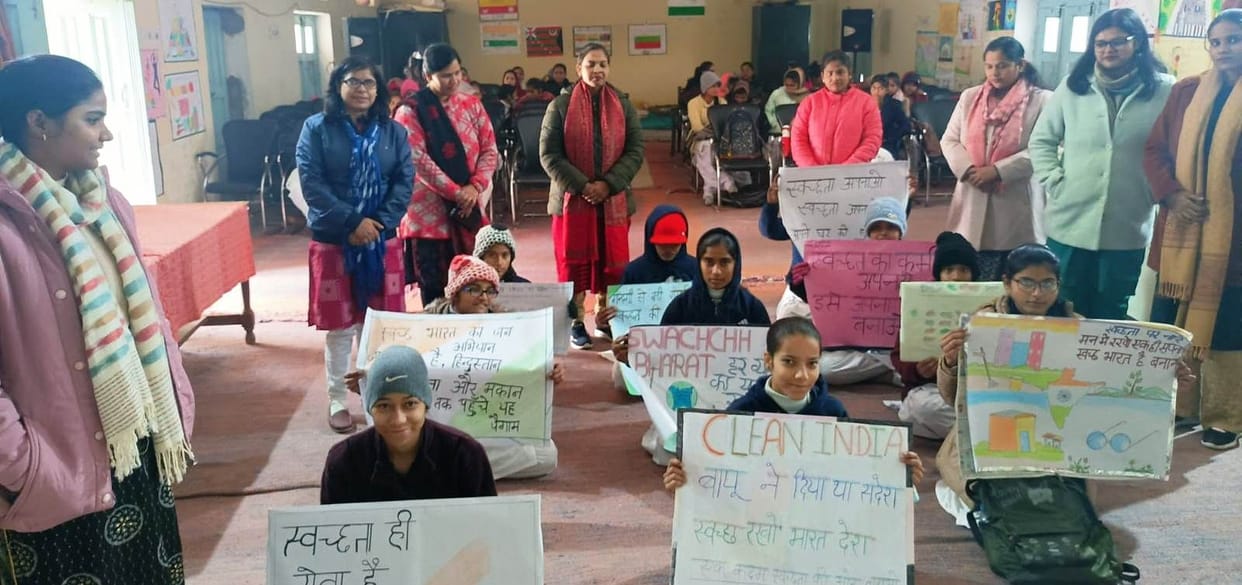 Arpita stood first in Sangam and essay in slogan competition
