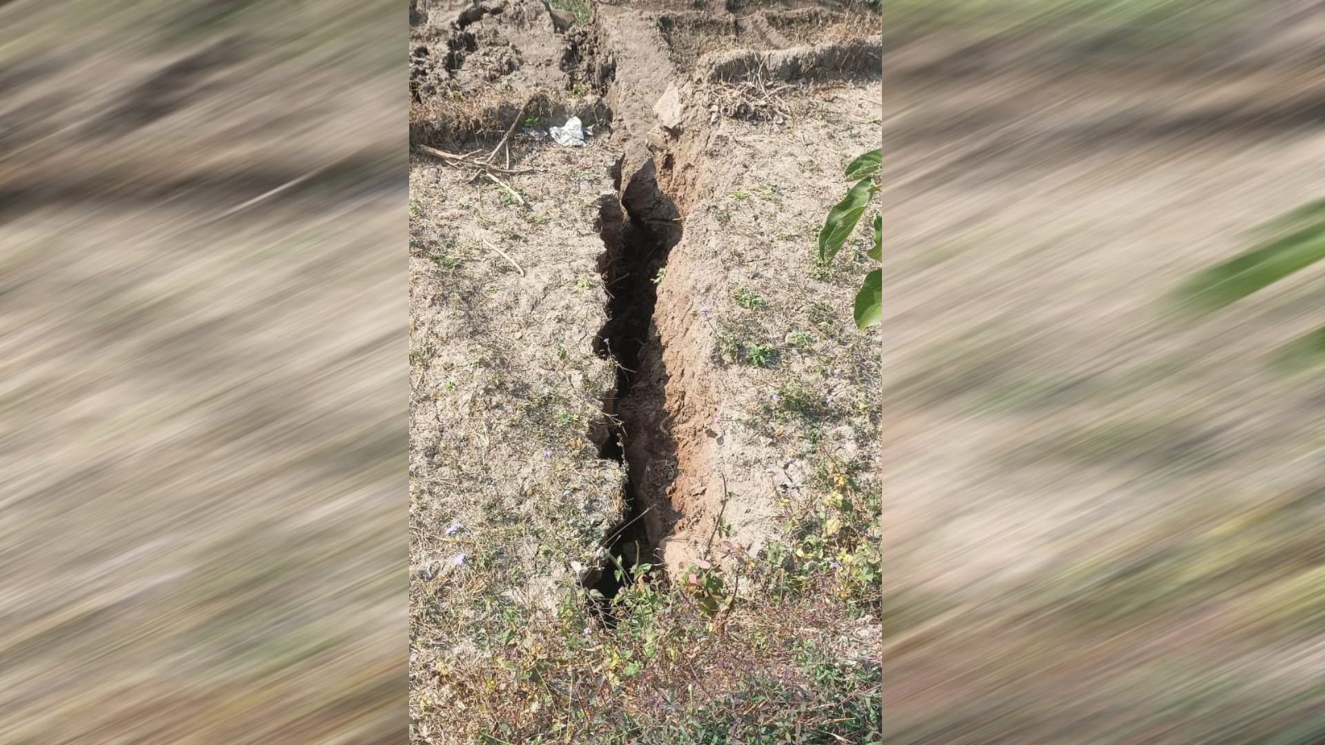 Joshimath Sinking Cracks in Atali village due to tunnel construction Rishikesh-Karnprayag rail project