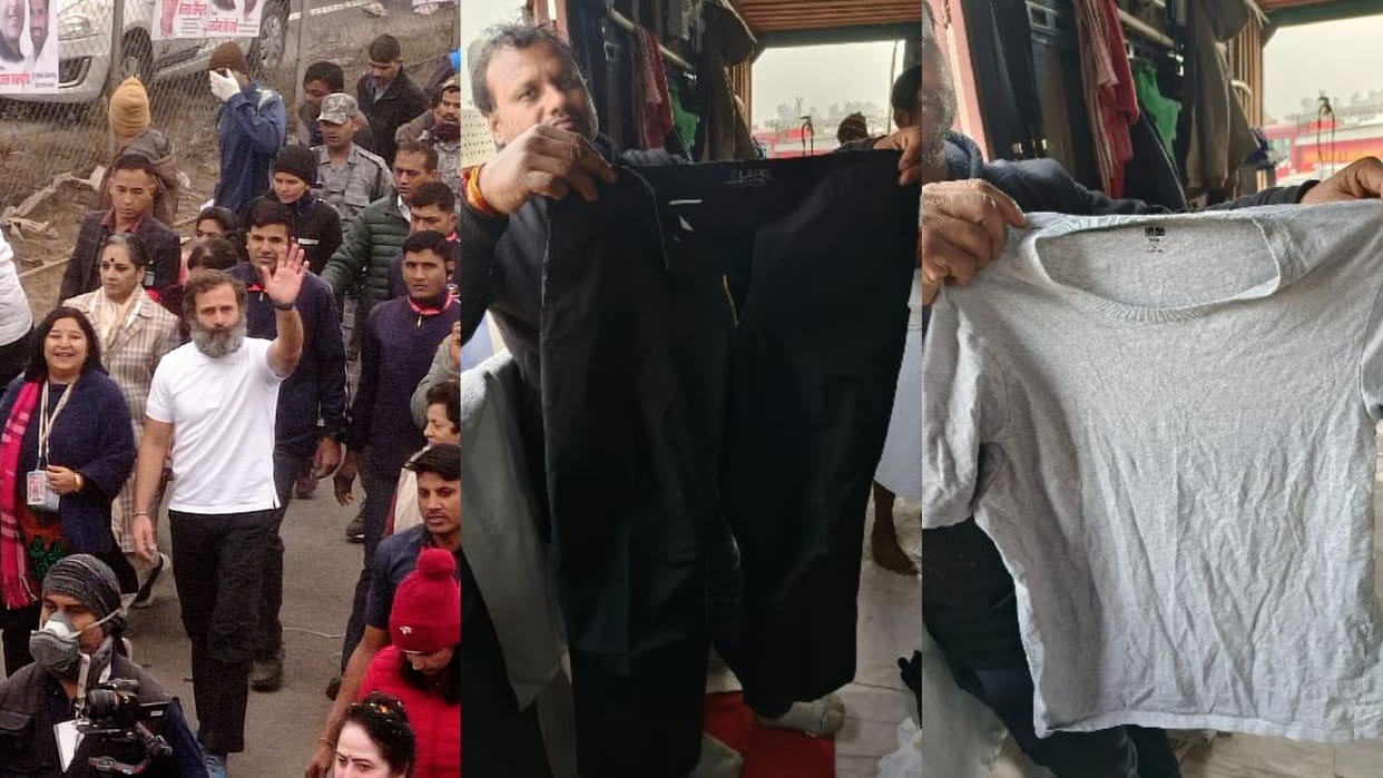 Rahul Gandhi clothing brands during Bharat Jodo Yatra