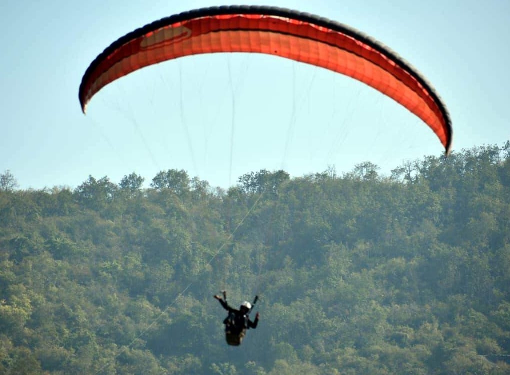 Paragliding started in Bilkhet
