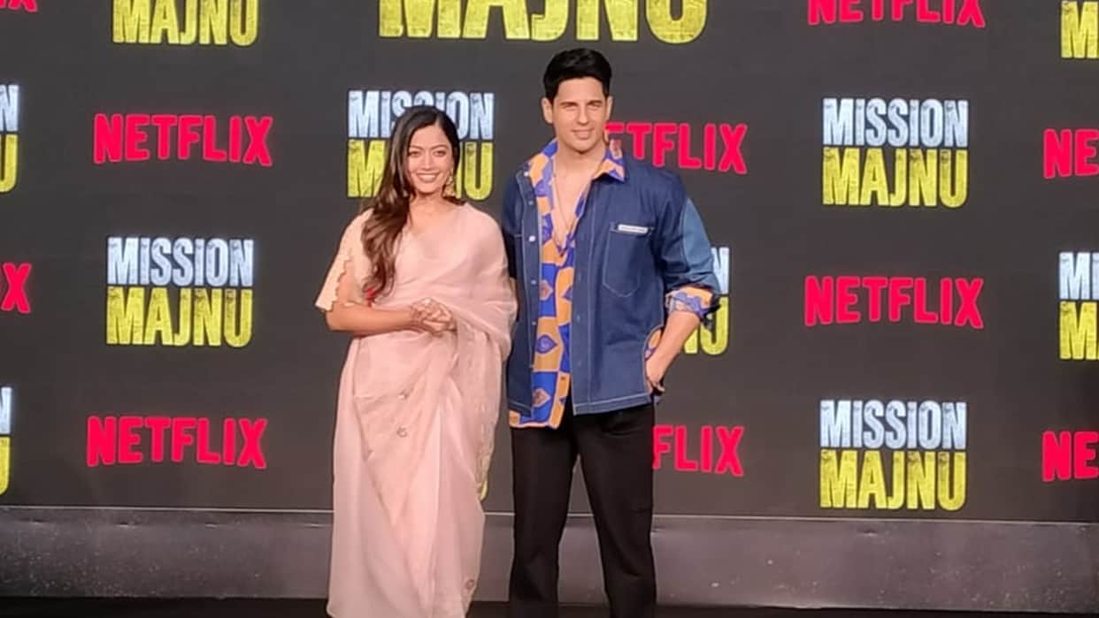 Mission Majnu Sidharth Malhotra asked about marriage with Kiara Trailer launch event of rashmika mandanna film