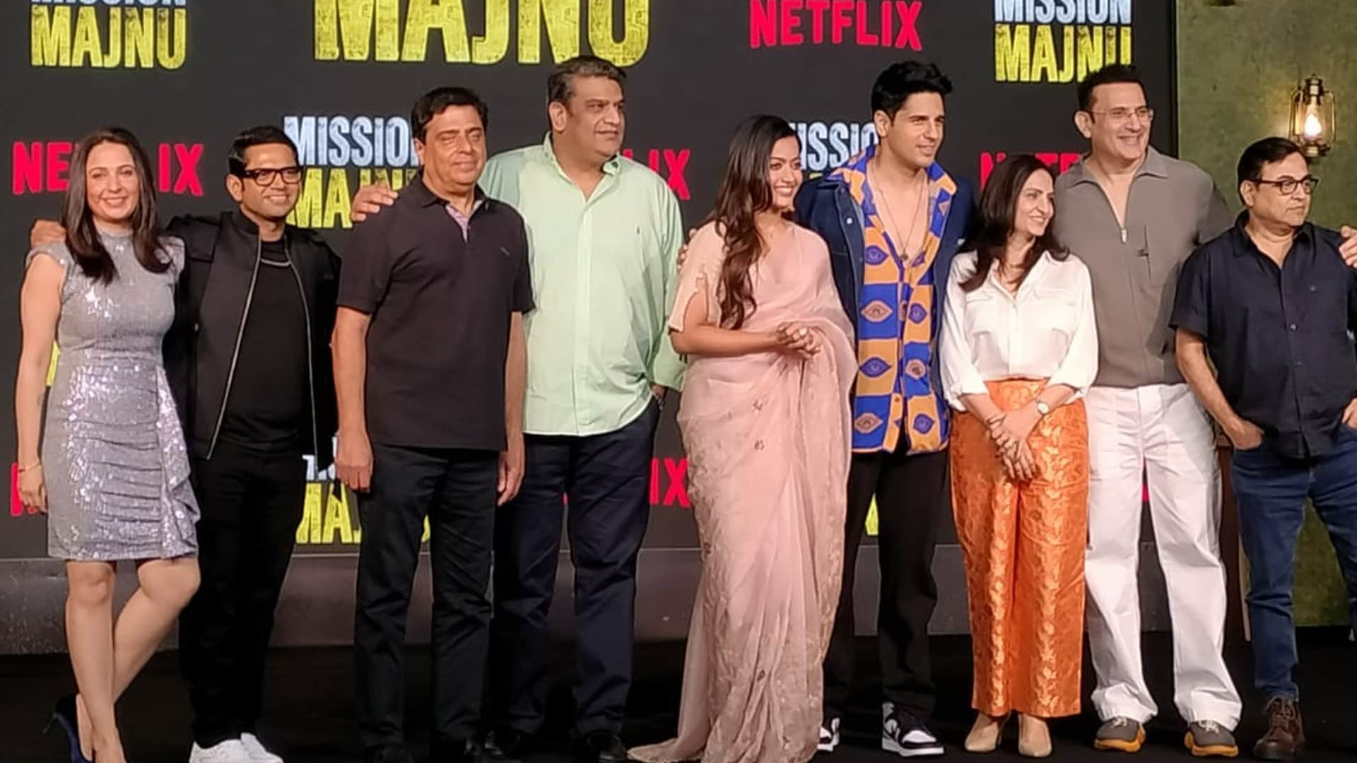 Mission Majnu Sidharth Malhotra asked about marriage with Kiara Trailer launch event of rashmika mandanna film