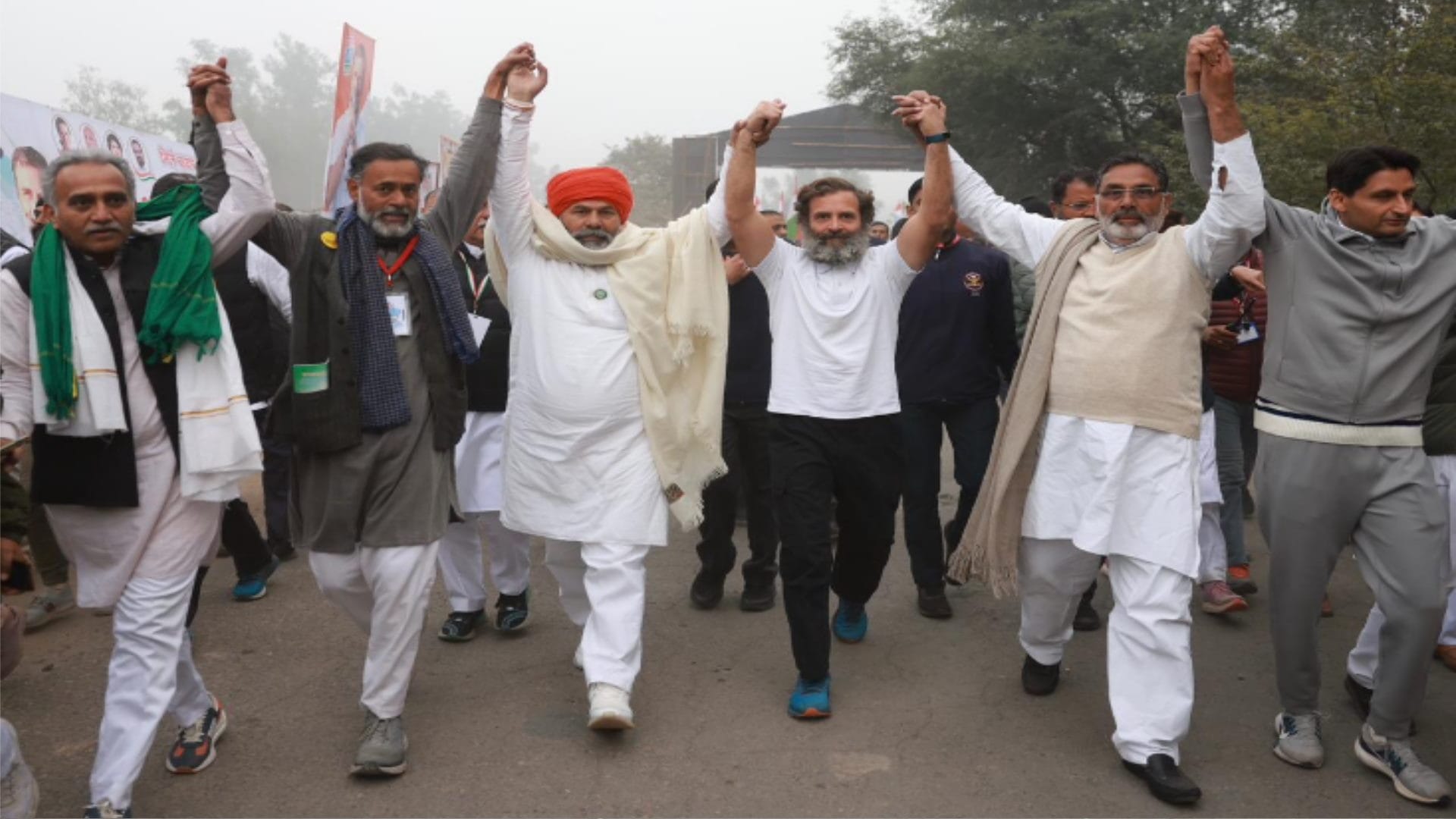 Muzaffarnagar: Rahul and Rakesh Tikait talked about MSP in Ambala shabaad anaj mandi