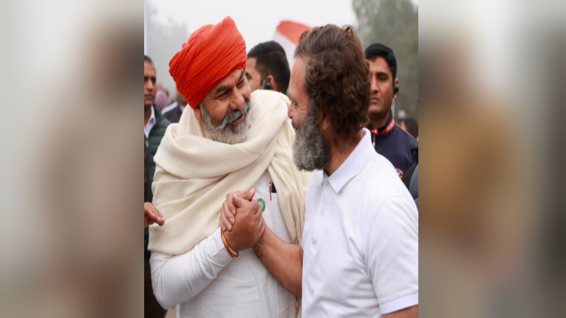 Muzaffarnagar: Rahul and Rakesh Tikait talked about MSP in Ambala shabaad anaj mandi