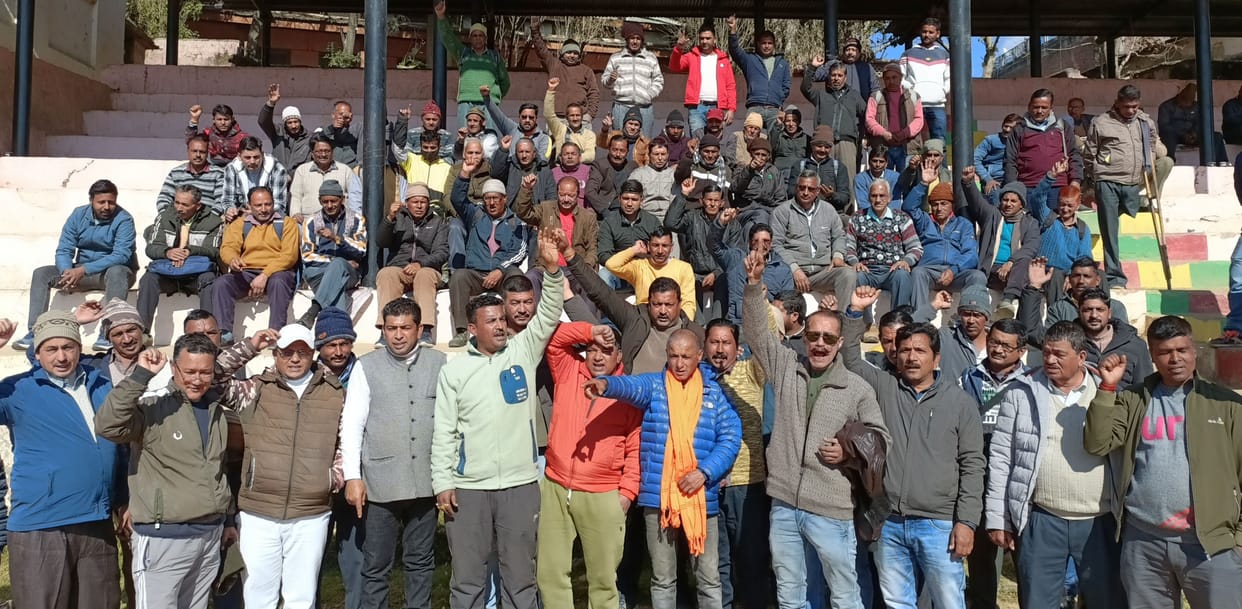 Pradhans and ration vendors demonstrated regarding demands