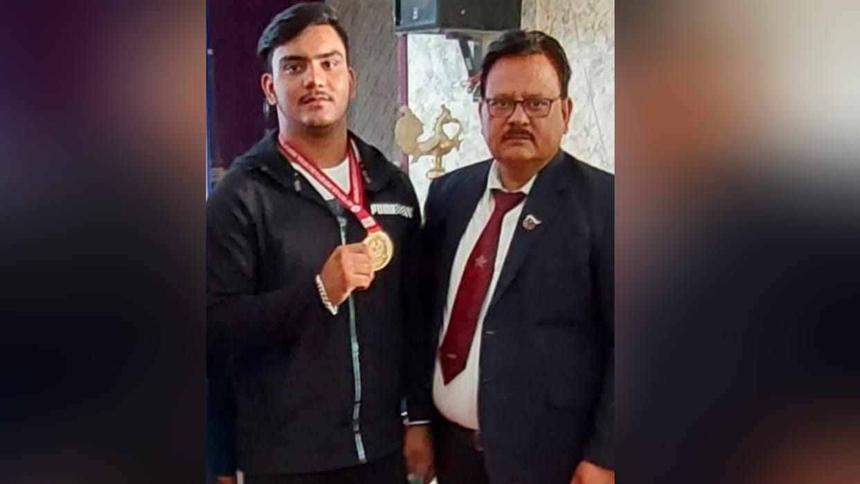 dharamshala news: shuvansh wins gold medal in national weightlifting champioship