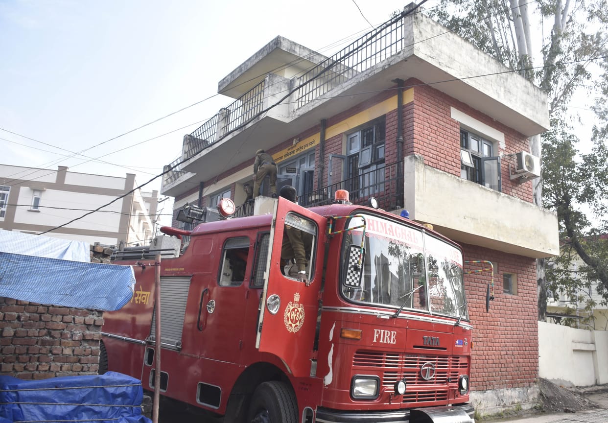 Fire broke out in Lonivi NH office