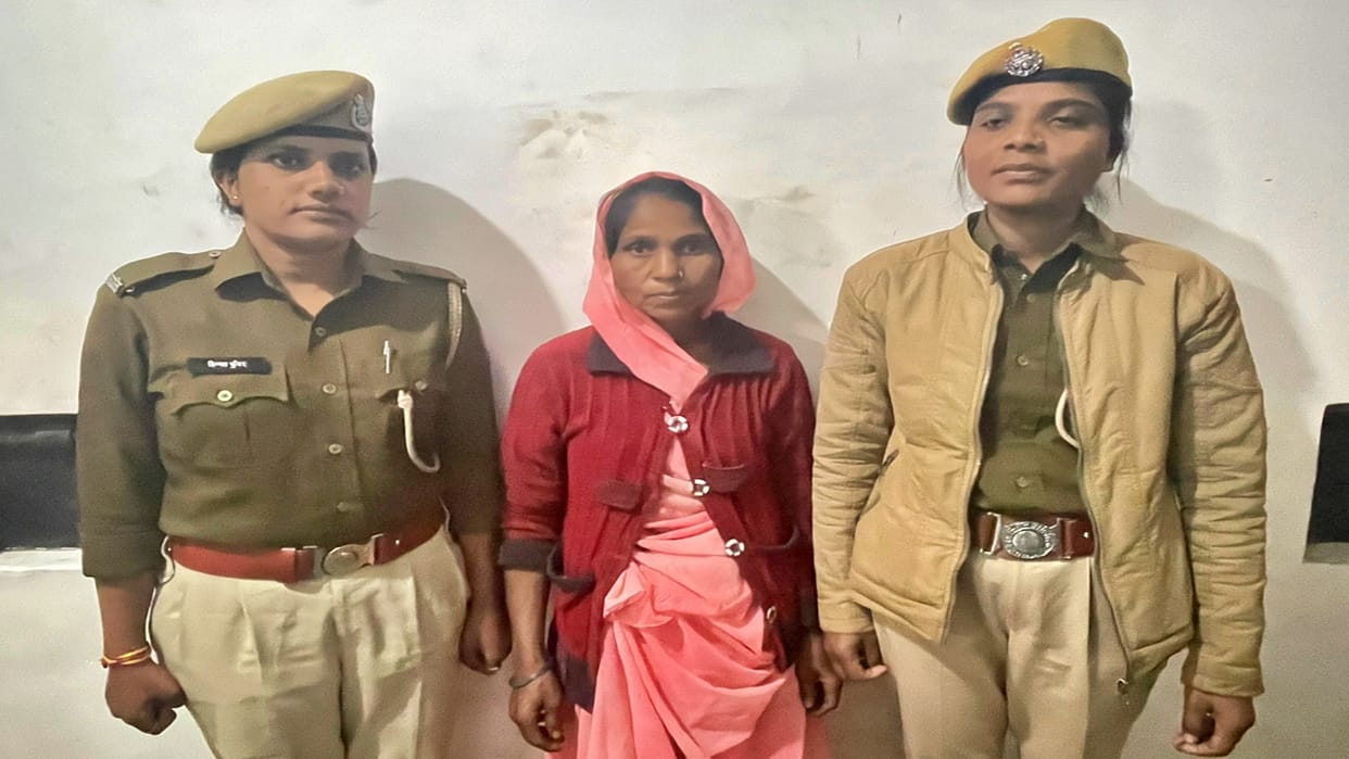 Udaipur After a dispute wife Murder her husband and buried dead body outside house