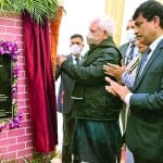 जम्मू में परियोजना की नींव रखते एलजी मनोज सिन्हा