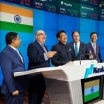 NASDAQ पहुुंचे वाणिज्य मंत्री पीयूष गोयल व अन्य।