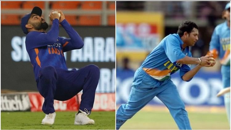 वनडे में सबसे ज्यादा कैच का रिकॉर्ड (विकेटकीपर छोड़कर) कोहली और तेंदुलकर