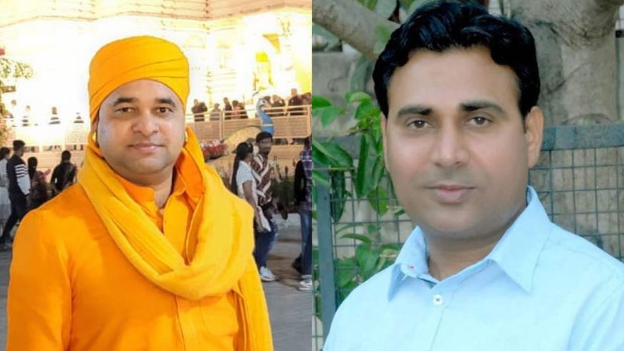 politics: Alwar bjp Mp baba balaknath and behror Mla baljit yadav verbal fight over gangstar laden firing case